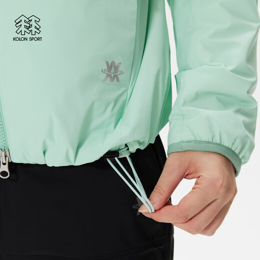 KOLON SPORT Technical Women's Cotton Jacket Slim Fit Hooded Warm Cotton Jacket Warm Inner Fishing Suit