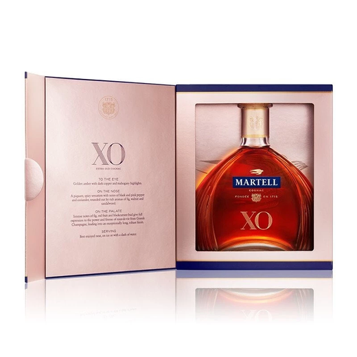 马爹利（Martell）XO 拱桥 法国进口 干邑白兰地 洋酒烈酒 商务宴请送礼 拱桥XO 700mL 1瓶