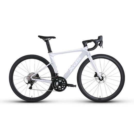 Xidesheng (xds) road bicycle AD350 windbreaker 20 speed oil disc drum shaft four-peiling flower hub 2024 25 AD300- butter yellow and white [business installation] 510mm (height 175-185cm)
