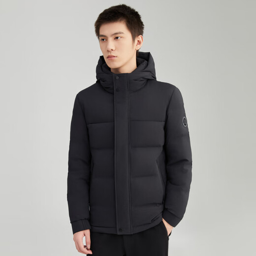 Sundance store same style 2023 winter new hooded and armband thickened warm and cold bread down jacket black 165/88B