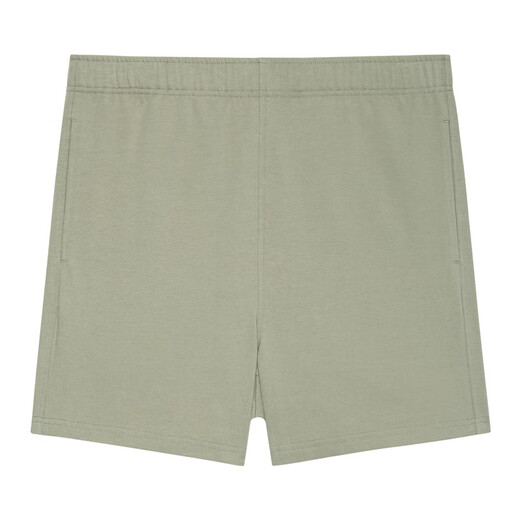 
nice rice, new spring and summer 385G all-cotton double yarn straight casual short hoodies NGX12046 gray-green (385G) S