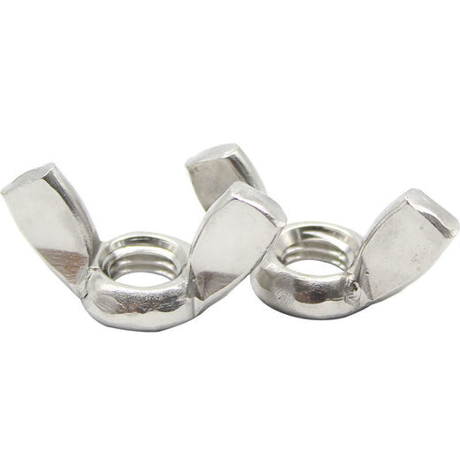 Sailoto butterfly nut 0420116 stainless steel butterfly horn screw cap Yuanbao hand screw M4M5M6M8M100 04 stainless steel butterfly nut M4-100