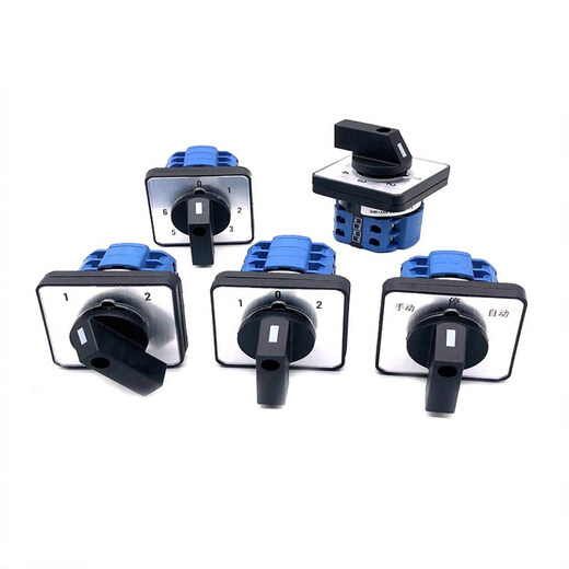 Transfer switch LW26-20/2 3456 multi-speed power supply voltage switching rotary three-way signal selection 1-3 three-speed three-section 20/3 D222