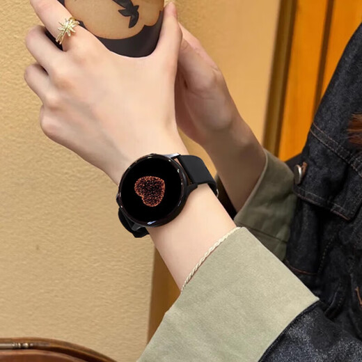 Huawei calls for Hongmeng mobile phone WATCH GT5 smart watch for women to measure blood pressure and health sports bracelet lychee pattern butterfly buckle black skin [24h health monitoring