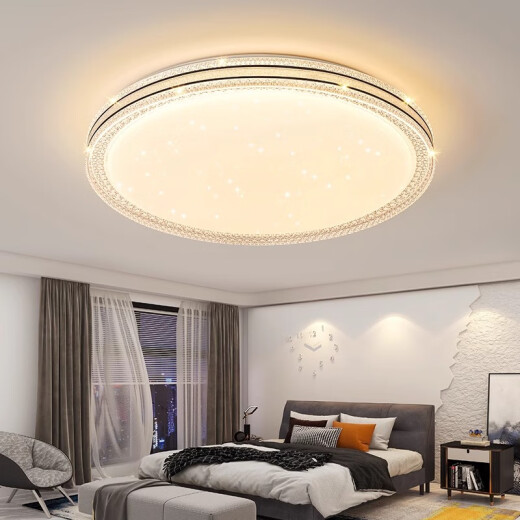 Zongling LED ceiling lamp ultra-thin internet celebrity bedroom dining room lamp 2024 new most popular lamps gold edge round 50cm 36W three colors