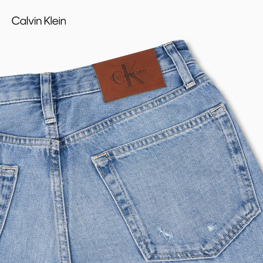 Calvin KleinJeans【凉感】【复刻90系列】25春夏女ck复古直筒牛仔裤47AB719 RDA-牛仔浅蓝 29