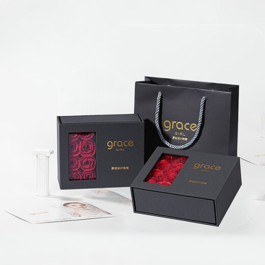 Grace Girl Xiaoxingyun PT950 Platinum Bracelet Girls Light Luxury Niche Exquisite Design High-end New Anniversary Gift Xiaoxingyun PT950 Platinum Bracelet + Rose Gift Box