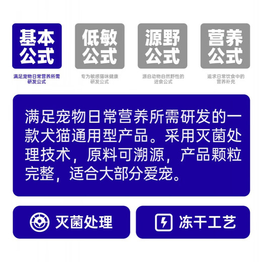 Perfect formula formula freeze-dried cats and dogs wanmei formula snacks freeze-dried staple food companion nutritional fattening cod with beautiful hair with skin Yuanwei freeze-dried duck meat cubes 80g removes tear stains