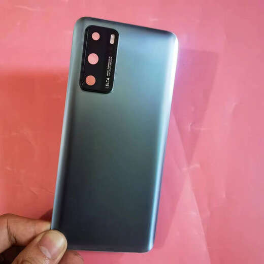 Suitable for Huawei p40 original glass back cover p40pro pure original mobile phone back shell cover rear screen shell original P40 bright black back cover + cooling sticker + tool kit