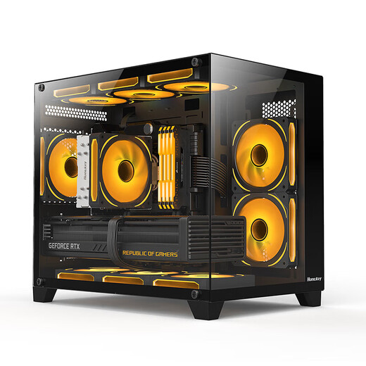 ASUS Baitiao 24-issue interest-free AMD9700X/7800/9800X3D assembled computer ROG family bucket 5070ti thousand frames e-sports 5070 complete machine DIY host 5080 configuration four R7 7800X3D+5070 graphics card