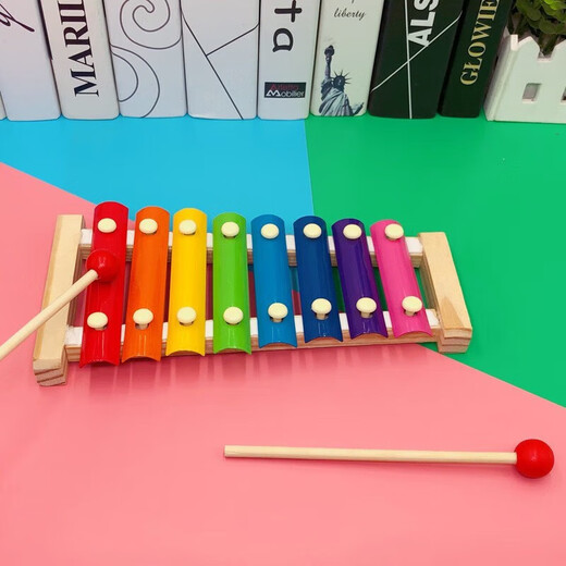 Bébé Early Education Intelligence Couleur d'octobre en bois piano à la main