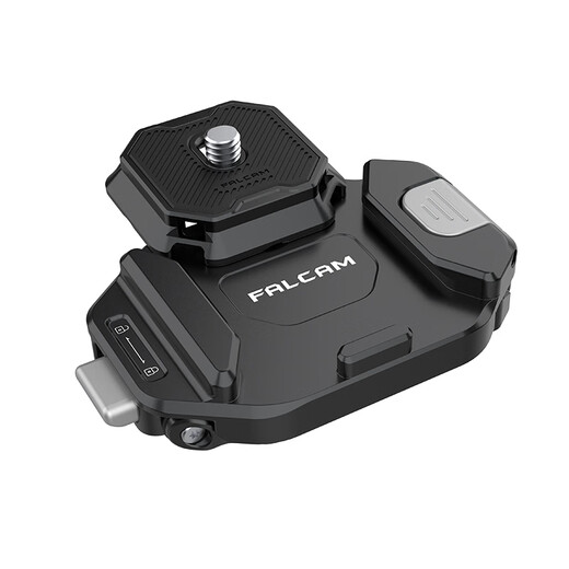 FALCAM F38 Quick Release Plate Camera Micro SLR Universal Zhiyun DJI RS4/RS3 Quick Release Stabilizer Tripod Shoulder Strap Back Aka Quick Release Base Camera Accessories F38 Backpack Quick Release Kit V2