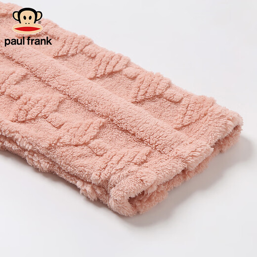 PAUL FRANK Big Mouth Monkey Couple Pajamas Women's Autumn and Winter Plus Velvet Flannel Coral Velvet Jacquard Can Be Weared Outside Men's Home Clothing Suit