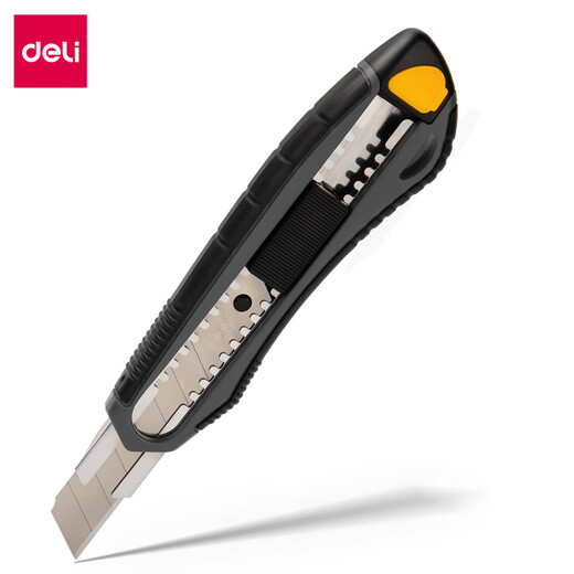Deli et outil d'auto-verrouillage à usage lourd à double serrage, poignée encapsulée à la colle, conception stable à double poitrine, industrie des outils de déballage épaissis, grande taille Gray TD718 gris 18 mm