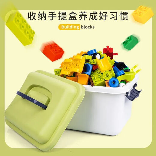 Katio Children's Building Block Assembly Large Grains 3 to 6 Years Old Three-dimensional Puzzle Women 10 Intelligent Development Brain Toy Boy 100 Large Grains Instruction Manual