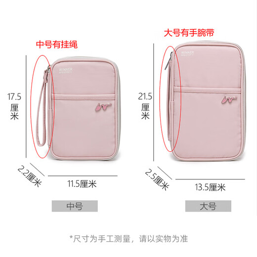 fancyfree护照包RFID防盗刷证件包多功能防水证件卡包大容量旅行便携式票夹 中号水蓝