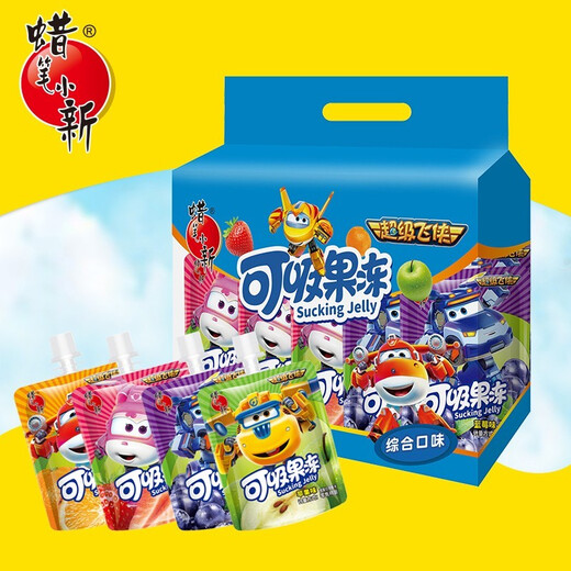 Jelly Crayon Shin-Shin Suckable Adecuado para Summer 8090 snacks para niños nostálgicos para niños con verano 0 alimentos grasos 680g*1 bolsa de gelatina chupable