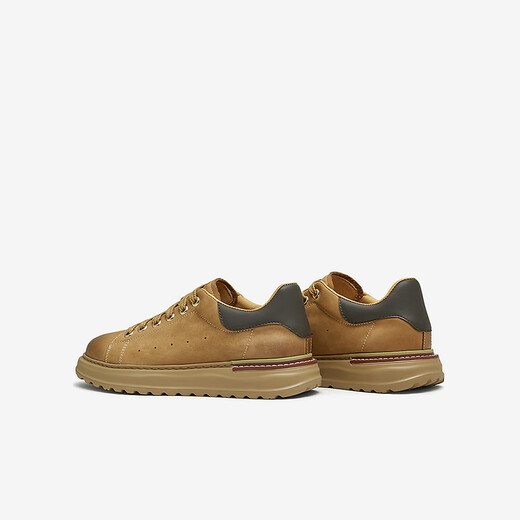 Zapatos de tablero de planta gruesos de Tata al aire libre zapatos de cuero para hombres zapatos de trabajo de cuero casual 2024 invierno nuevo vkp01dm4 marrón/carne 40 40