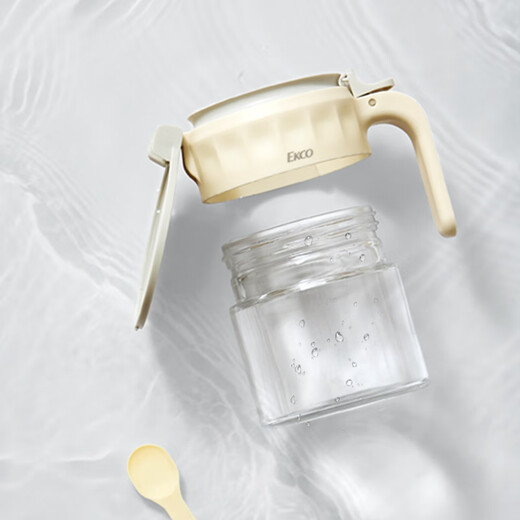 Corning sealed seasoning jar 2-piece set, pepper bottle seasoning jar, pepper seasoning bottle, salt shaker, seasoning jar (with spoon) 2-piece set