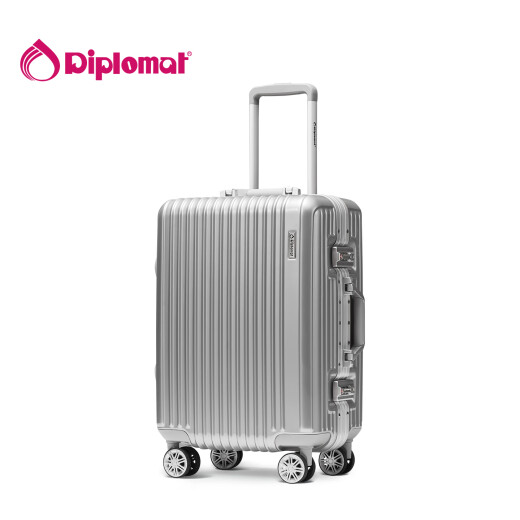 Diplomat Diplomat Aluminum Frame Trolley Case Starlight Check-In Suitcase 20-Inch Men's and Women's Travel Password Box TC-9032