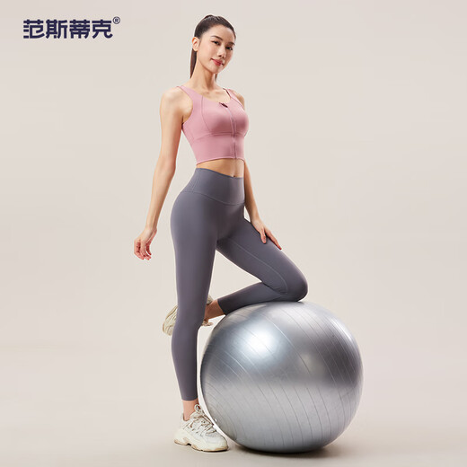 Vansydical Sports Pants Women's High Waist Tight Running Pants High Elastic Breathable Fitness Pants Pilates Yoga Training Pants Ivory M (Recommended 95-105Jin Jin equals 0.5kg)