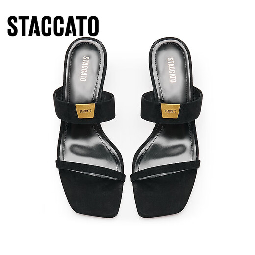 Sijiatus neue Adventures Fairy Flip-Flops Dicke Fersensandalen tragen Hausschuhe für Frauen EBI59BT4 Tinte Black 36