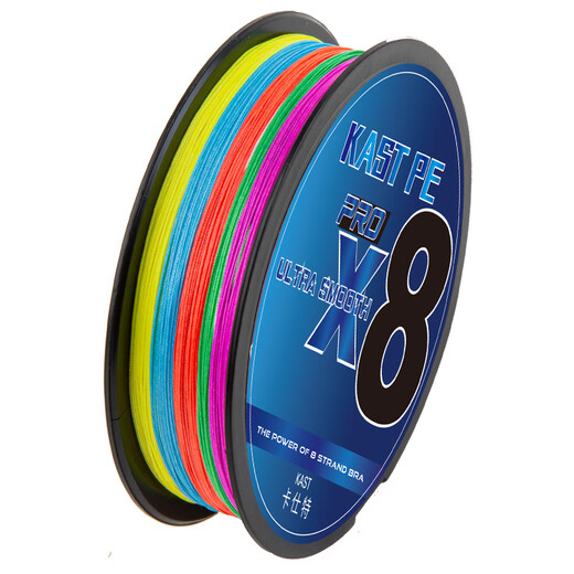 KAST Dali Horse Fishing Line Main Line Sub-line Braided Line PE Line Sub-line Sea Fishing Fishing Line Dali Horse Line 8 (Colorful) 100 Meters No. 8