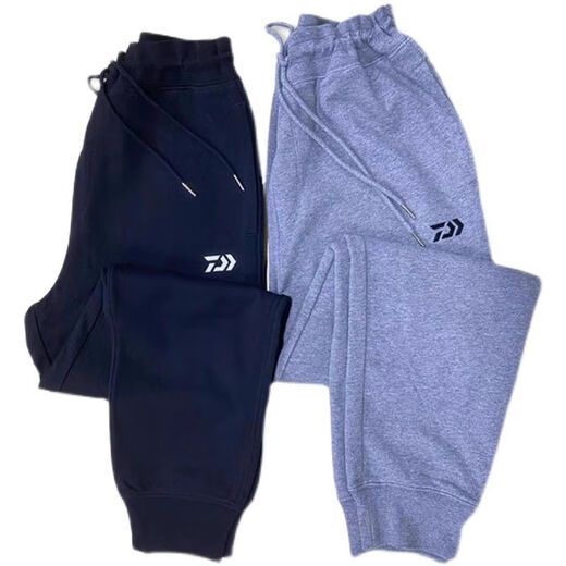 DAIWA's new DE-6021CS hooded sweatshirt, fishing jacket, knitted casual sports trousers, gray trousers 2XL