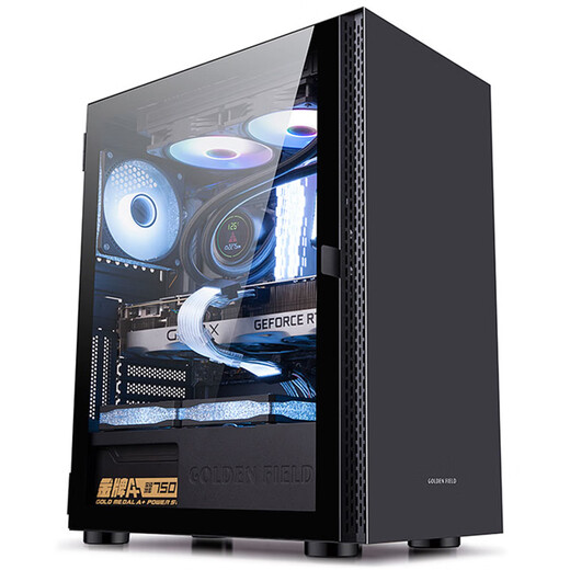Deep Graphics i7 14700K/RTX5060 designer rendering drawing clipping black Apple e-sports game graphics workstation DIY assembly desktop home business computer host complete set 12700K/F|16G|MSI 27-inch RTX3060-12G game graphics card