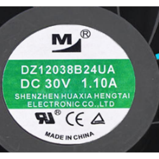 DZ12038B24UA DC30V 1.10A 12 см. Частотный преобразователь/вентилятор радиации