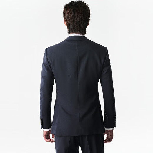 Anniversary Bird Suit Men's First Suit in Life 2025 Spring New Fashion Formal Suit Suit for Men Blue Gray Solid Color 48 A(175/96) /Please note waist or pants