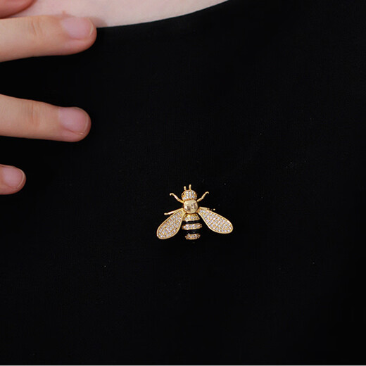Kamalun (KAMALUN) bee brooch, high-end women's all-match niche corsage brooch, couple's badge, coat, suit and accessories for girlfriend, bee brooch + brand gift box