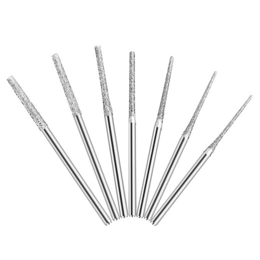 Shushe ceramic tile hollow drum drilling bit minimally invasive grouting repair punching diamond drill bit ceramic wall tile floor tile drilling needle 12 pieces 2.0 mm thick (commonly used by masters) tile drilling A needle
