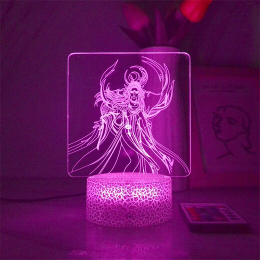 致可凡人修仙传周边动漫卡通儿童韩立南宫婉小夜灯手办床头灯摆件礼物 3937-2 黑底充电 遥控16色