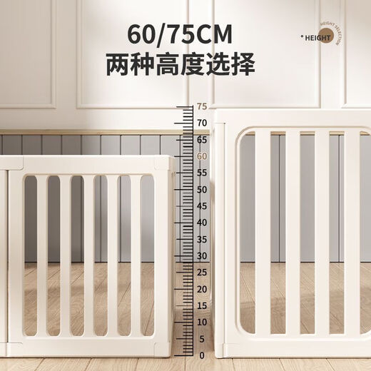 Raft Core Kitten Cage Kitten Fence Pet Fence Balcony Dog Fence Anti-Escape Indoor Small Dog Dog Fence 1 Expansion Pack Width 30cm piece * 1 piece Height 60CM door set - suitable for small dogs