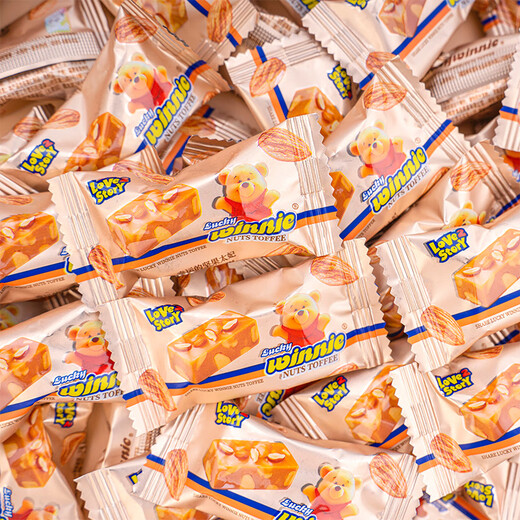 Natsume's friends Lucky Winnie nut toffee crisp wedding candy bulk casual snacks Lucky nut toffee 400g