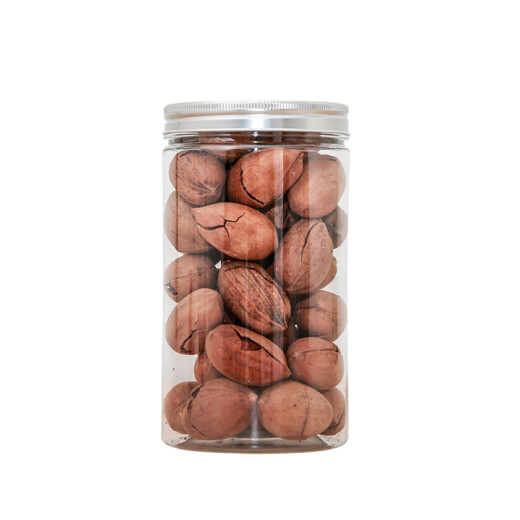 Ouoety Food Jar Plastikflasche Haustier Versiegelte Glas Lebensmittelqualität transparent runde breite Mund verdickte Snack Blume Tee Verpackung Eimer 5,5*8,5 cm16 g Transparent Deckel 1098 Stücke