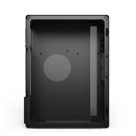 Shuoyi Sparrow V200 ordinateur de bureau matx mini étui itx blanc non latéral transparent mini petite taille étui pour ordinateur portable étui de bureau à domicile avec refroidissement par air La version à poignée noire V200 prend en charge l'alimentation ATX standard