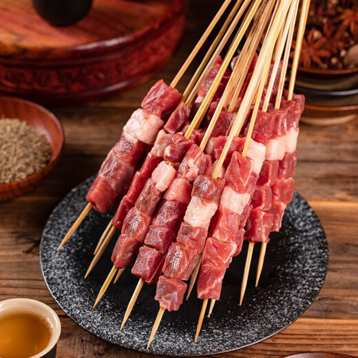 Mi Yangyang, 50 skewers, pure meat weight 675g fine conditioning, Dragon Boat Festival, semi-finished barbecue ingredients, direct source