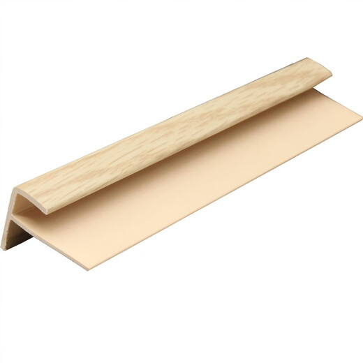 XMSJPVC-Treppenmeter-Schnalle Streifenkante Dekorative Holzbodenkante F-Typ Schließen Plastikschutz 2,7 m 9926/12mm