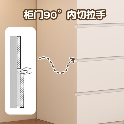 Nashawen package installation solid wood wardrobe bedroom home double door cream style simple light luxury storage storage large wardrobe 140*200*50 main cabinet