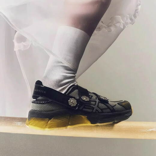 亚瑟士（asics）亚瑟士GEL-Quantum Kinetic低帮复古拼接运动休闲玛丽珍鞋 1203A638-020 【青灰色】 35.5 正品 顺丰速发