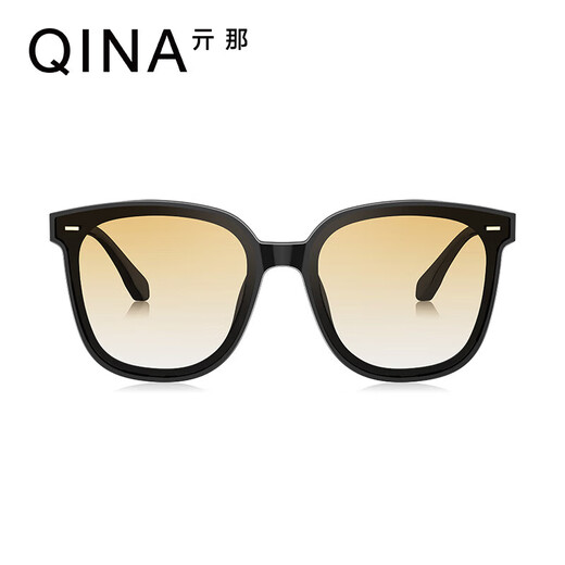 Qina (Qina) Gafas zhao lusi mismo estilo de moda de marco cuadrado gafas de sol conduciendo gafas de sol Qixi Festival regalo QN5009A13