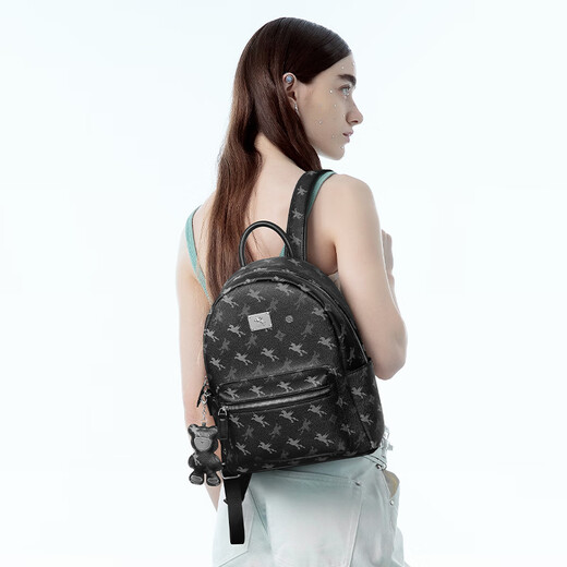 Nucelle New Zhilan Shen Yue Même sac à dos Pegasus pour les femmes 2025 Commu au niveau d'études d'étudiant légerbag de grande capacité Gift Cream Cream Medium Version [peut être placé dans un iPad de 11 pouces]