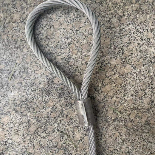 Manga de aluminio prensado galvanizado de Rio Tinto Crane de cables de alambre de doble bucle