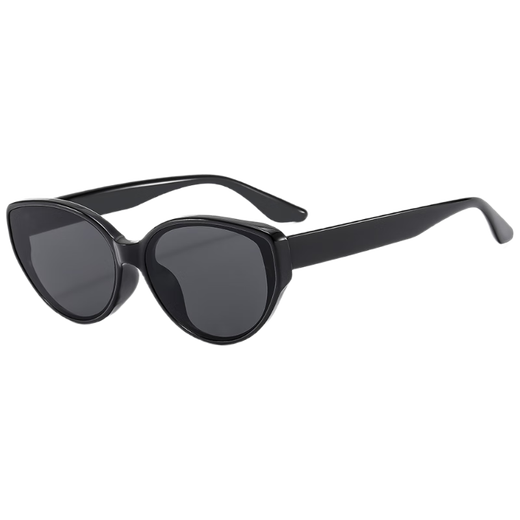 NOUVEAUX CATS HEURS HEURS HEET BLACK FIGNES DE PANDA SASHA Sasha Lunettes de soleil rétro européennes et américaines pour femmes verres anti-ultraviolets ultraviolets
