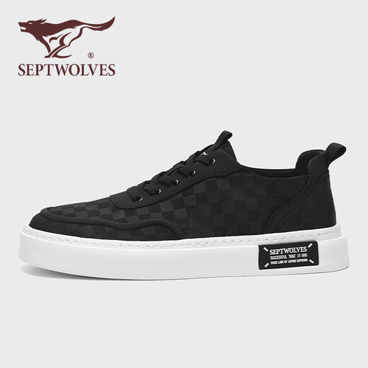 Sept Wolves Chaussures masculines pour les nouveaux chaussures en tissu d'été pour les chaussures de toile à semelle molle légère à tendance légère et polyvalente des hommes