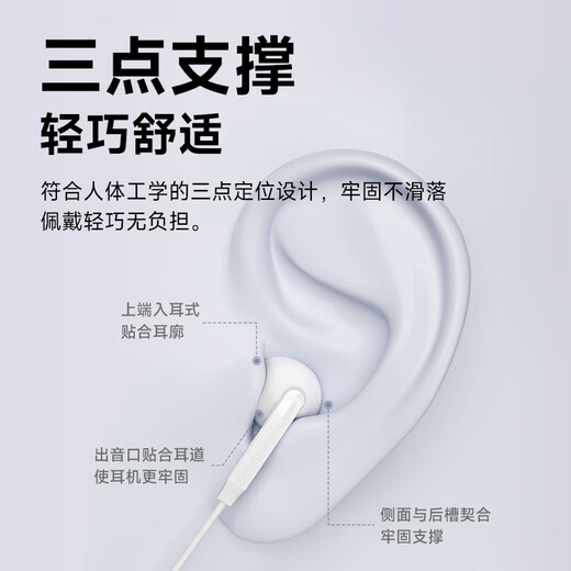 Fanmu M1 Auriculares con auriculares Semi-en oreja Auriculares Música Auriculares Auriculares Música de 3.5 mm Interfaz computadora portátil portátil de teléfono móvil blanco
