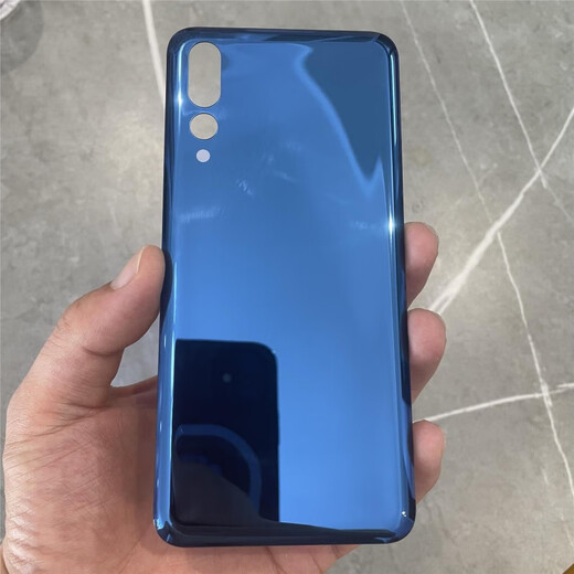 Huawei es adecuado para la cubierta trasera original P20 P20 P20 Pro Mobile Caja trasera Case de vidrio P20 Pantalla trasera Tapa de batería P20 Aurora Cubierta trasera única + Patch de disipación de calor + Cubierta de lente + Herramienta
