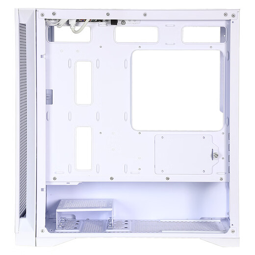 先马（SAMA）平头哥M9白色 台式m-atx电脑主机箱 玻璃侧透/前板网格散热/支持360水冷/标配Type-C接口/三面防尘